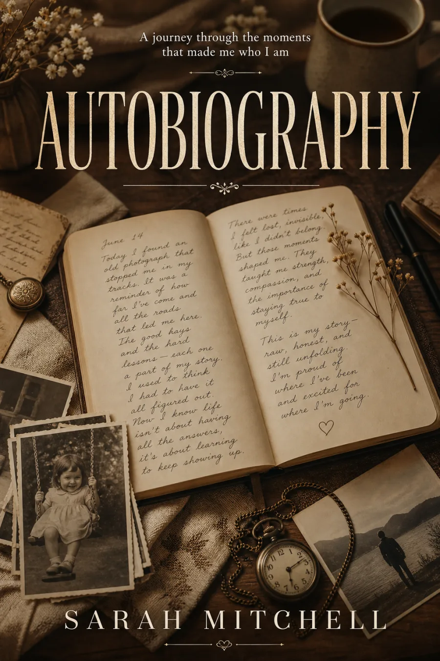Autobiography book category cover