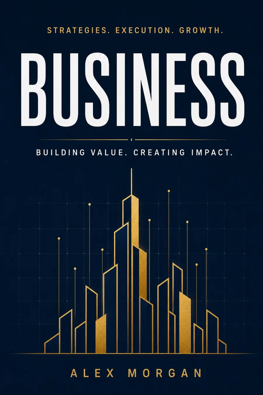 Business AI book cover example