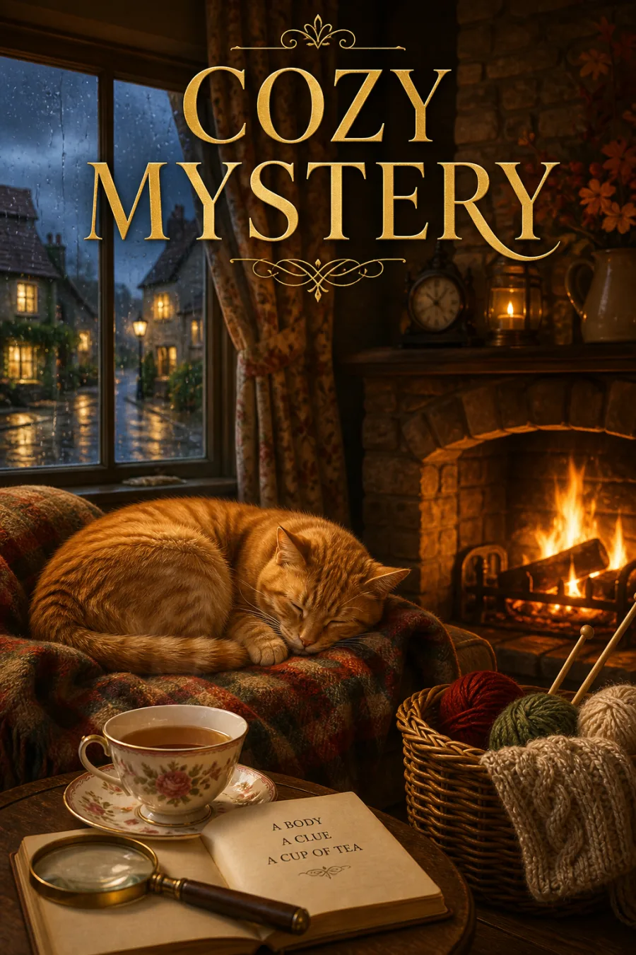 Cozy Mystery book category cover