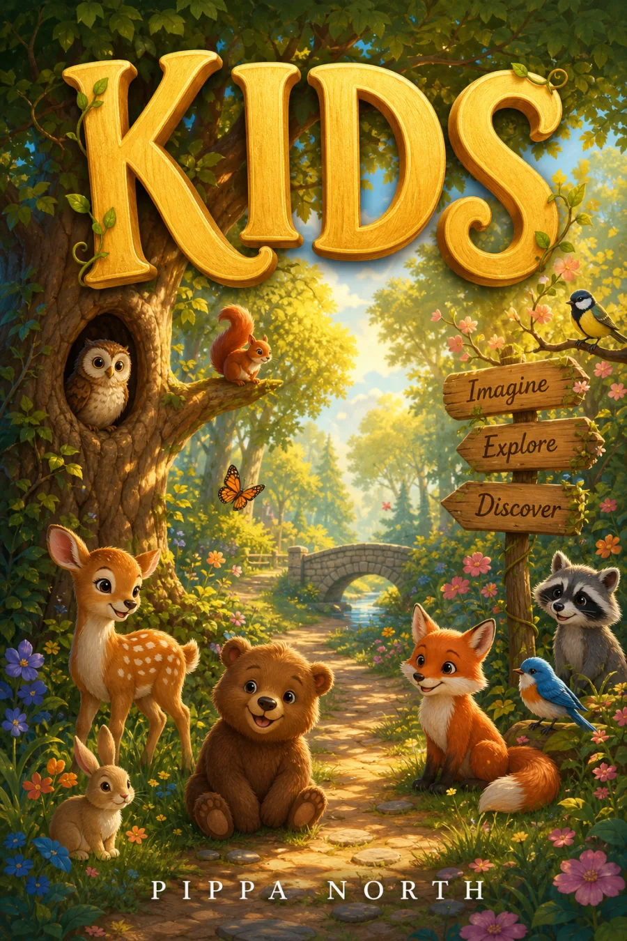 Kids book category cover