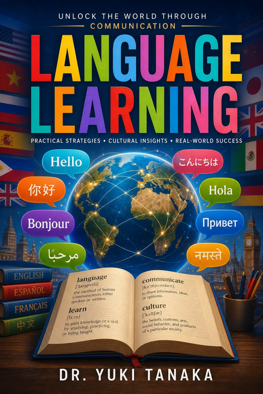 Language Learning book category cover