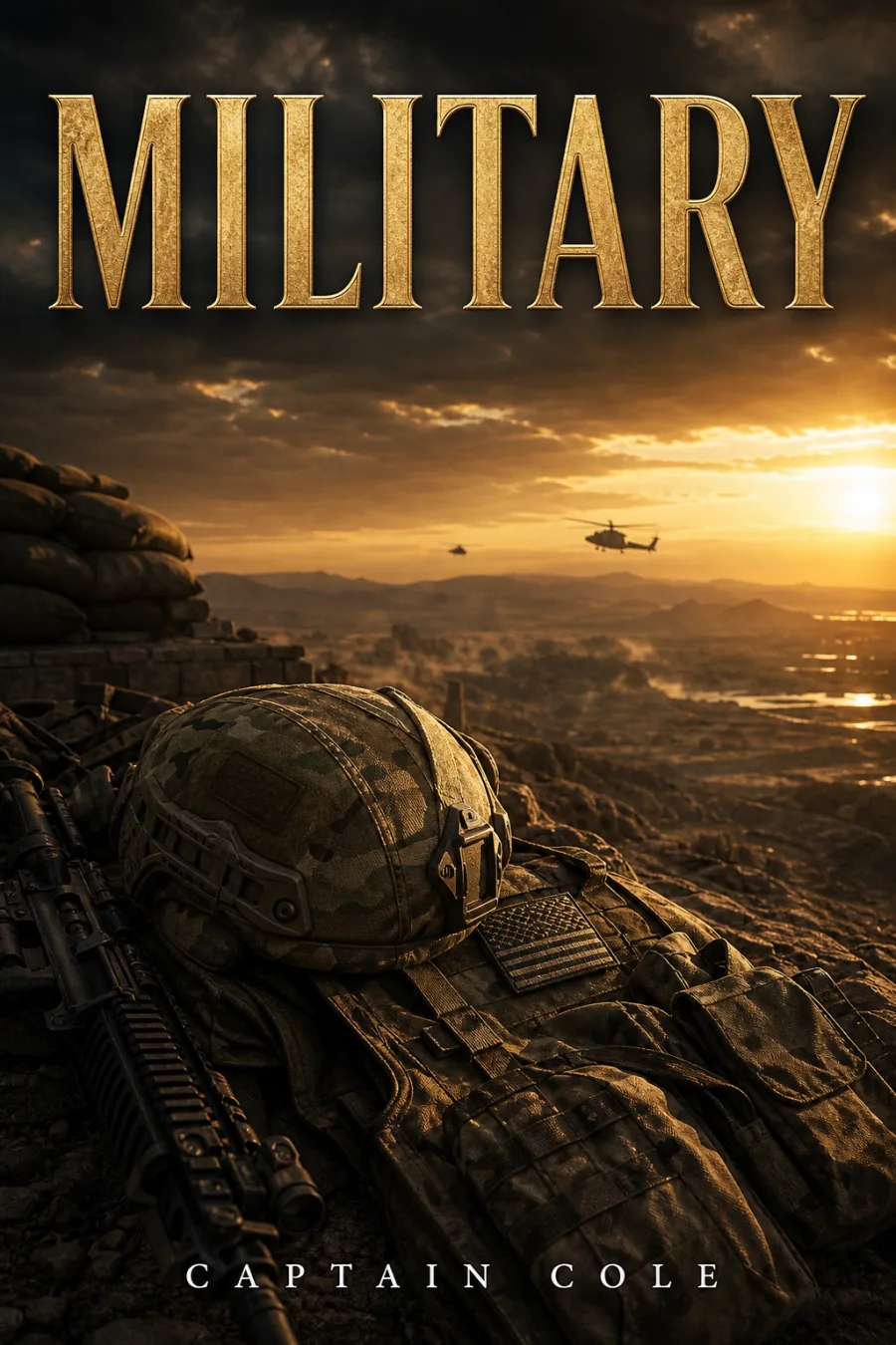 Military book category cover