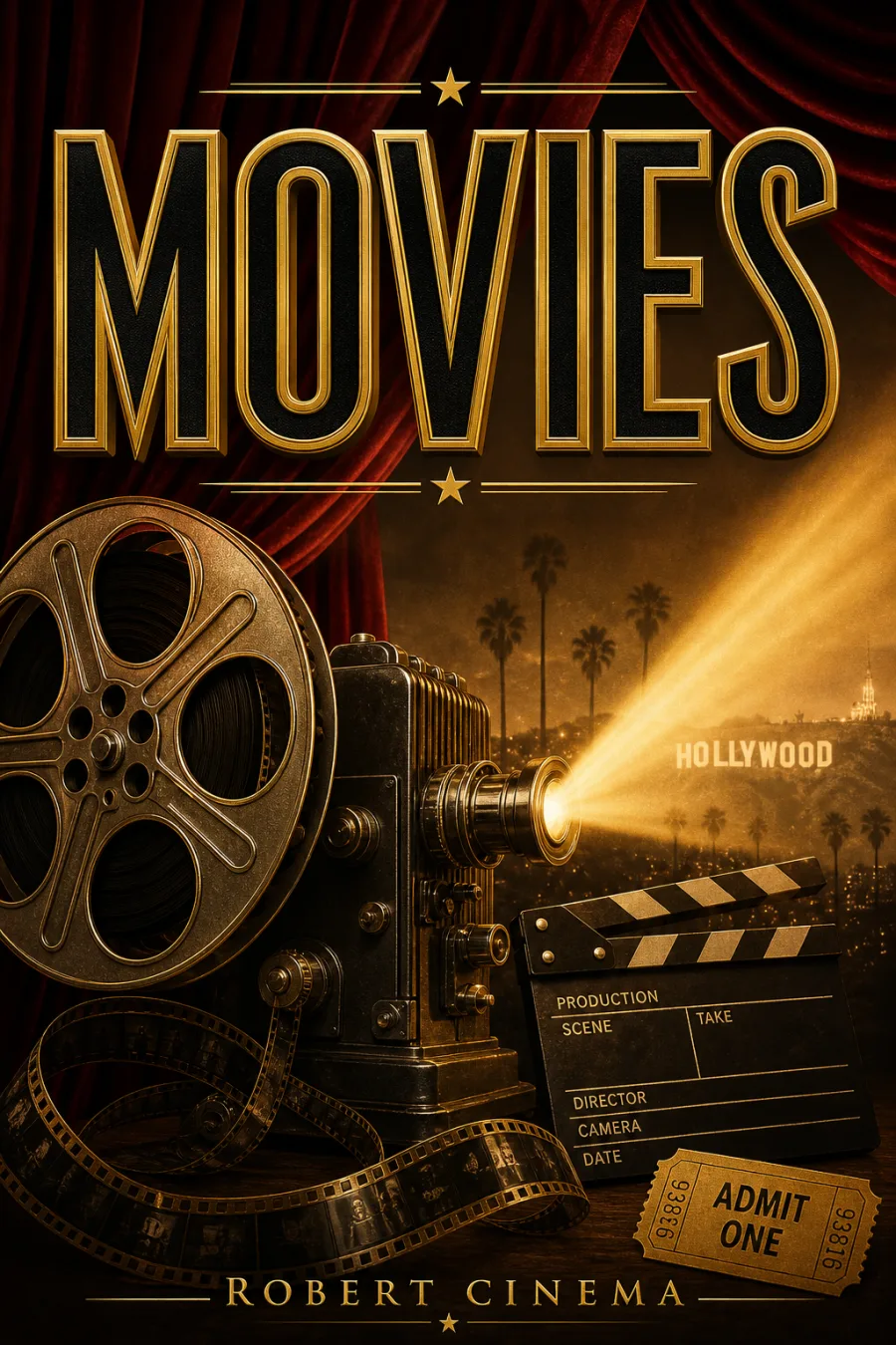 Movies book category cover