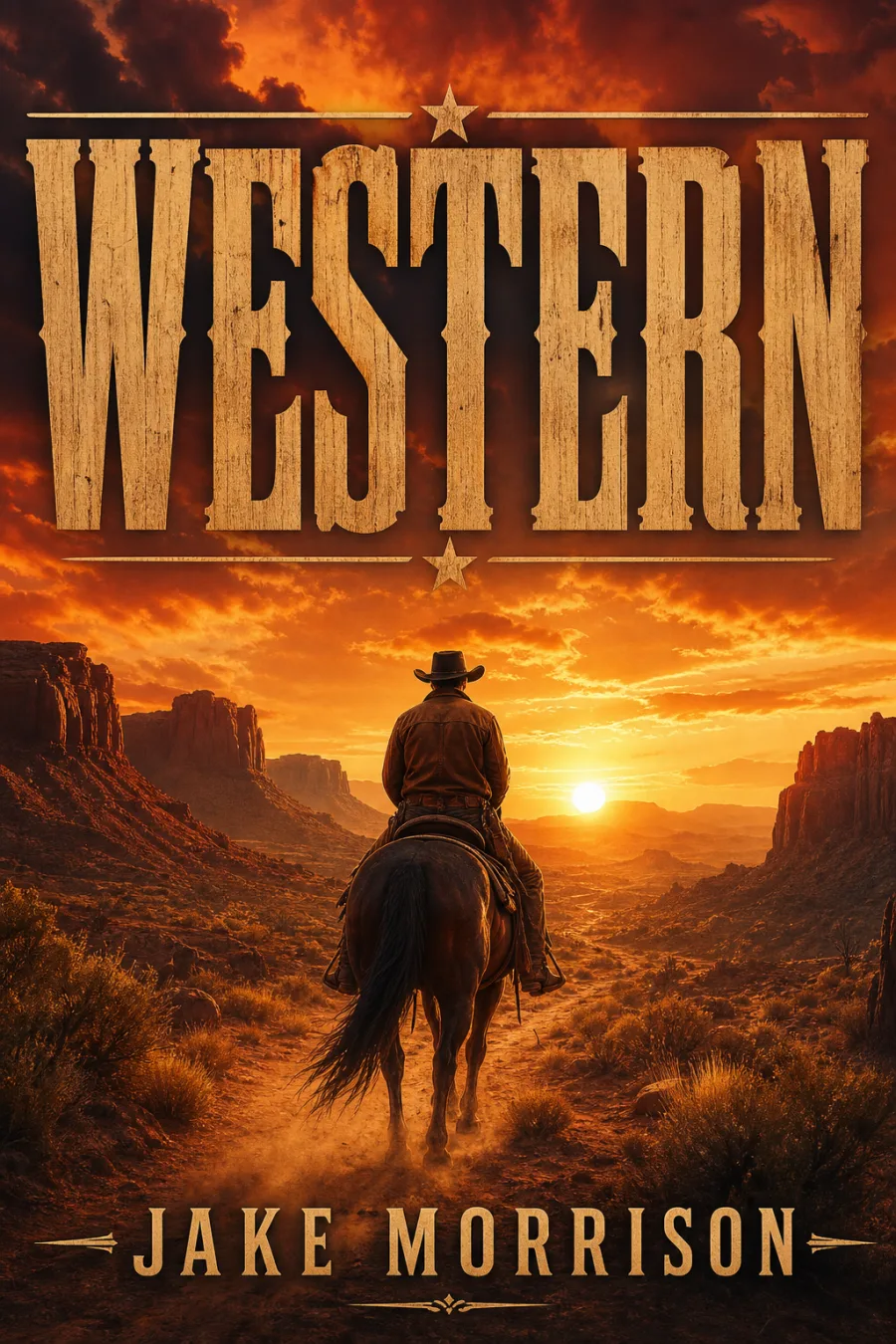 Western book category cover